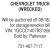 Chevrolet Truck (Wrecked)
