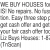 We Buy Houses for Cash