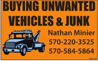 Buying Unwanted Vehicles & Junk