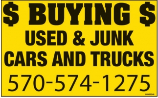 Junk Cars and Trucks