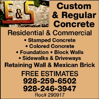 Custom & Regular Concrete