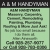 Masonry, Carpentry, Cement, Remodeling Painting, Plumbing Roofing & More Just Ask!