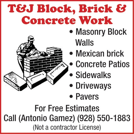 T&J Block, Brick & Concrete Work