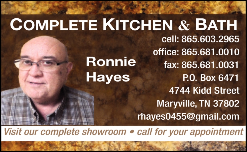 complete kitchen and bath maryville tn