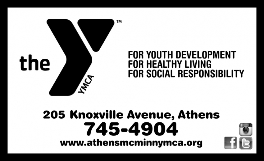 For Youth Development, The YMCA Athens, Athens, TN