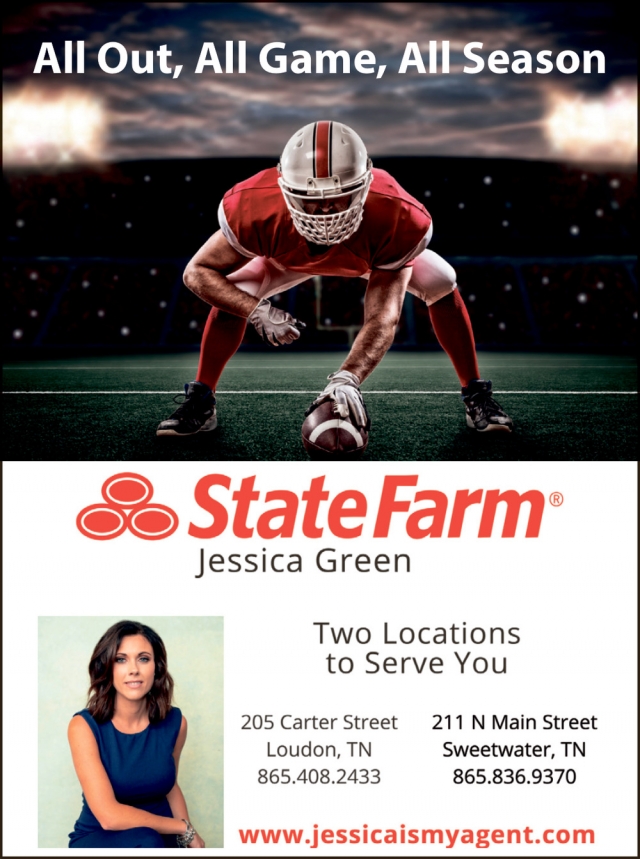 All Out, All Game, All Season, State Farm - Jessica Green , Loudon, TN