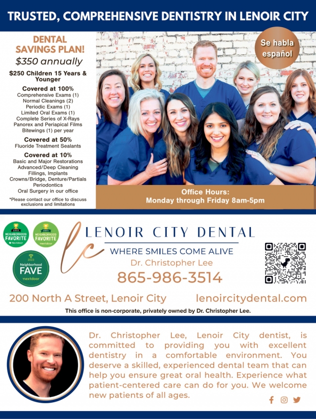 Trusted, Comprehensive Dentistry in Lenoir City, Lenoir City Dental, Lenoir City, TN