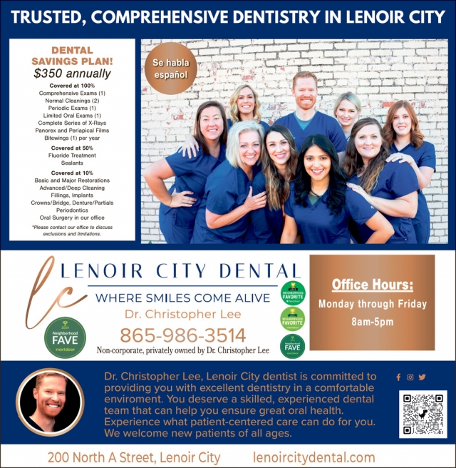 Trusted, Comprehensive Dentistry in Lenoir City, Lenoir City Dental, Lenoir City, TN
