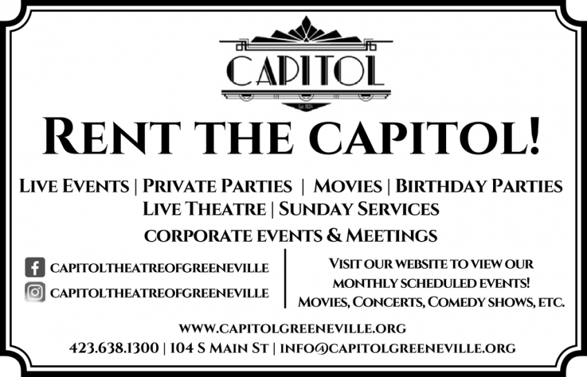 Rent the Capitol!