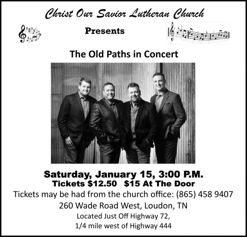 The Old Paths In Concert