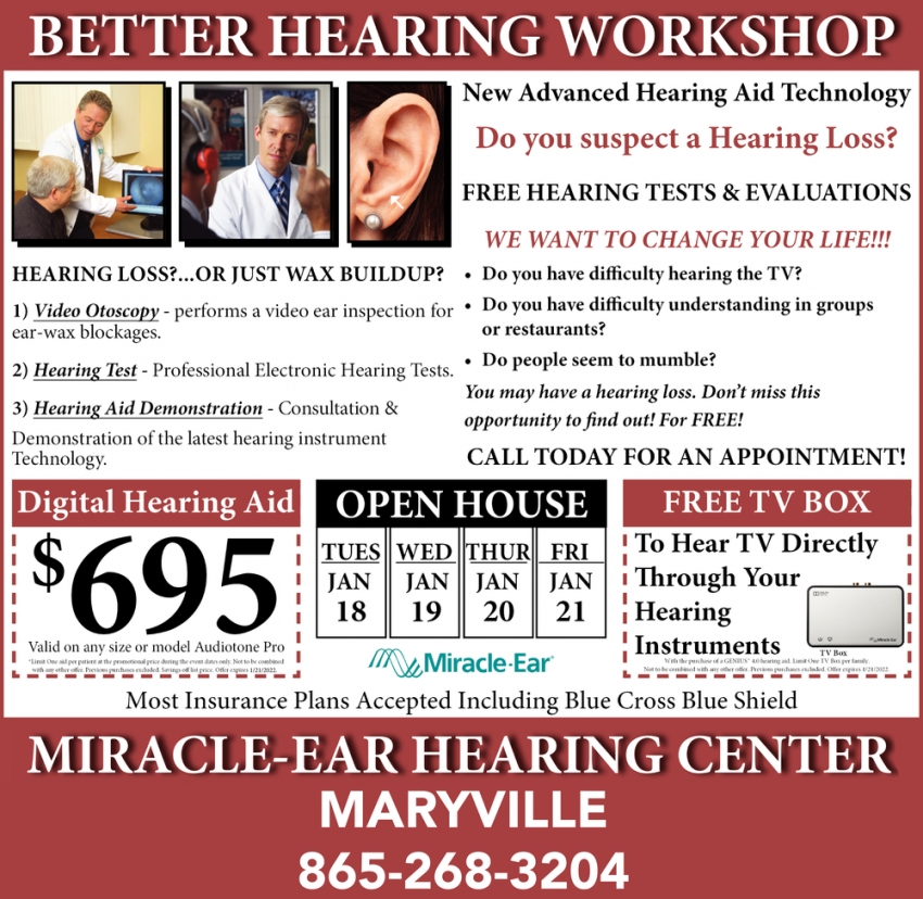 Better Hearing Workshop