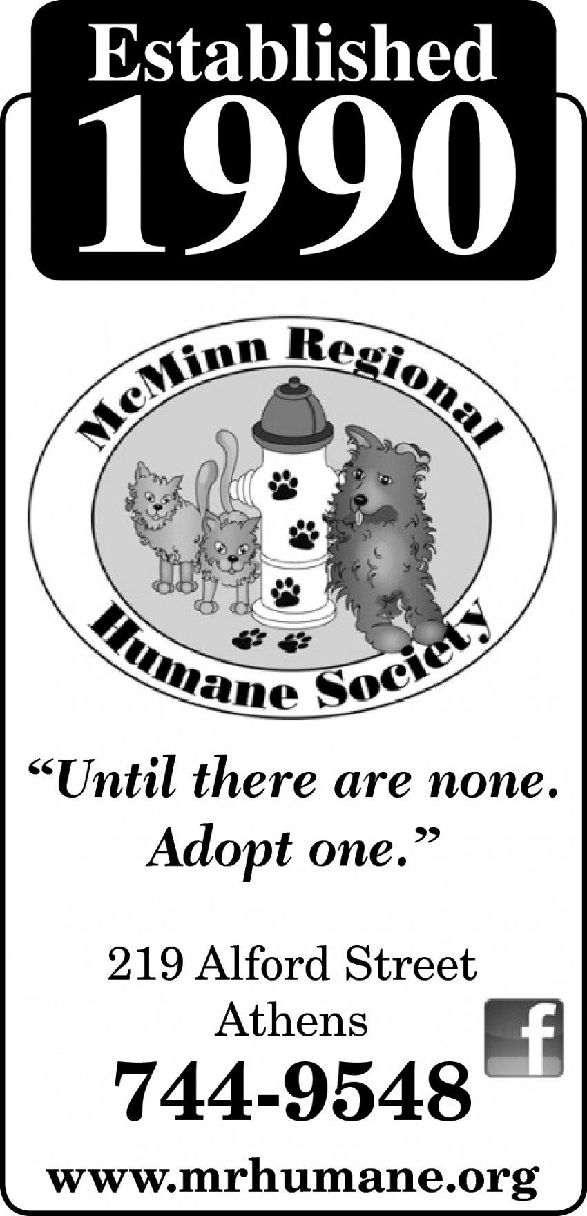 Until There Are None Adopt One