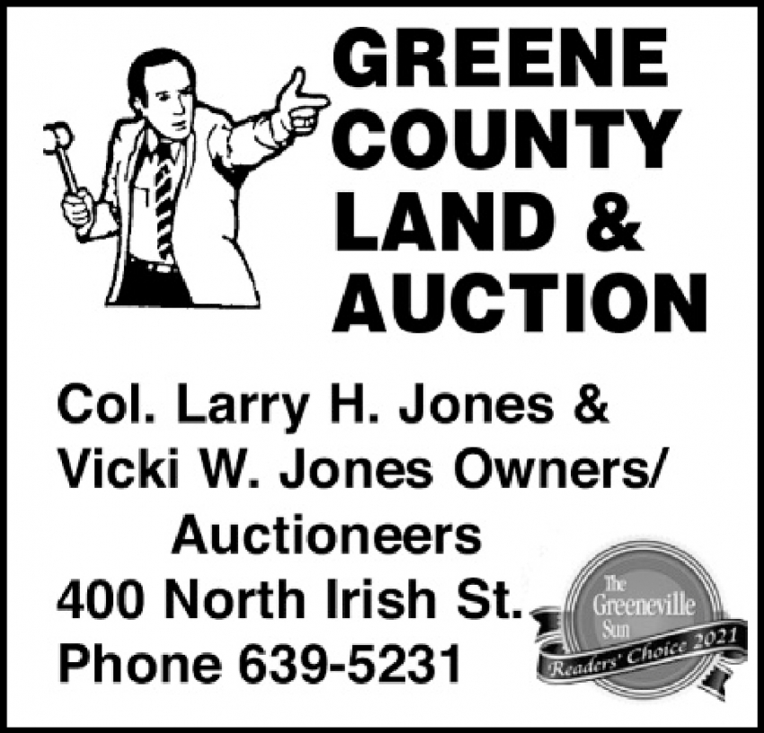 Vicki W. Jones Owners/Auctioneers