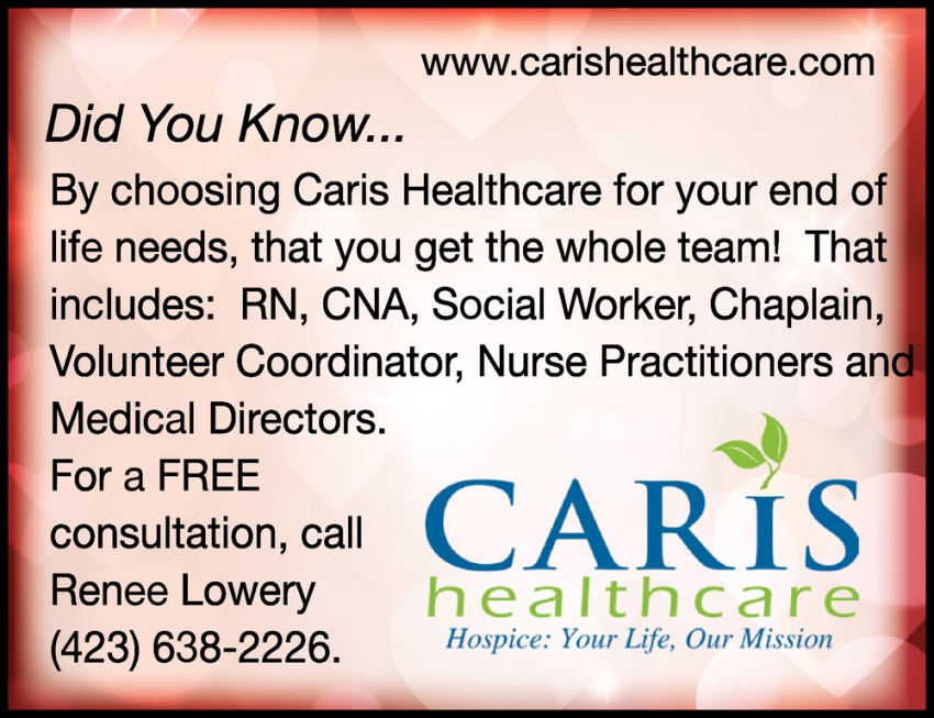 Why Choose Caris for End of Life Care?