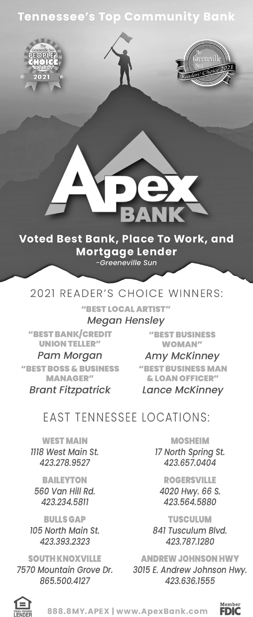 Best Bank, Place to Work, and Mortgage Lender
