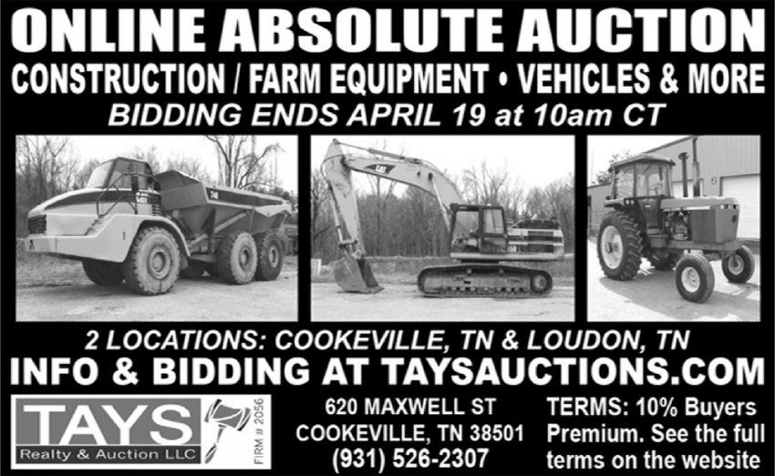 Online Absolute Auction