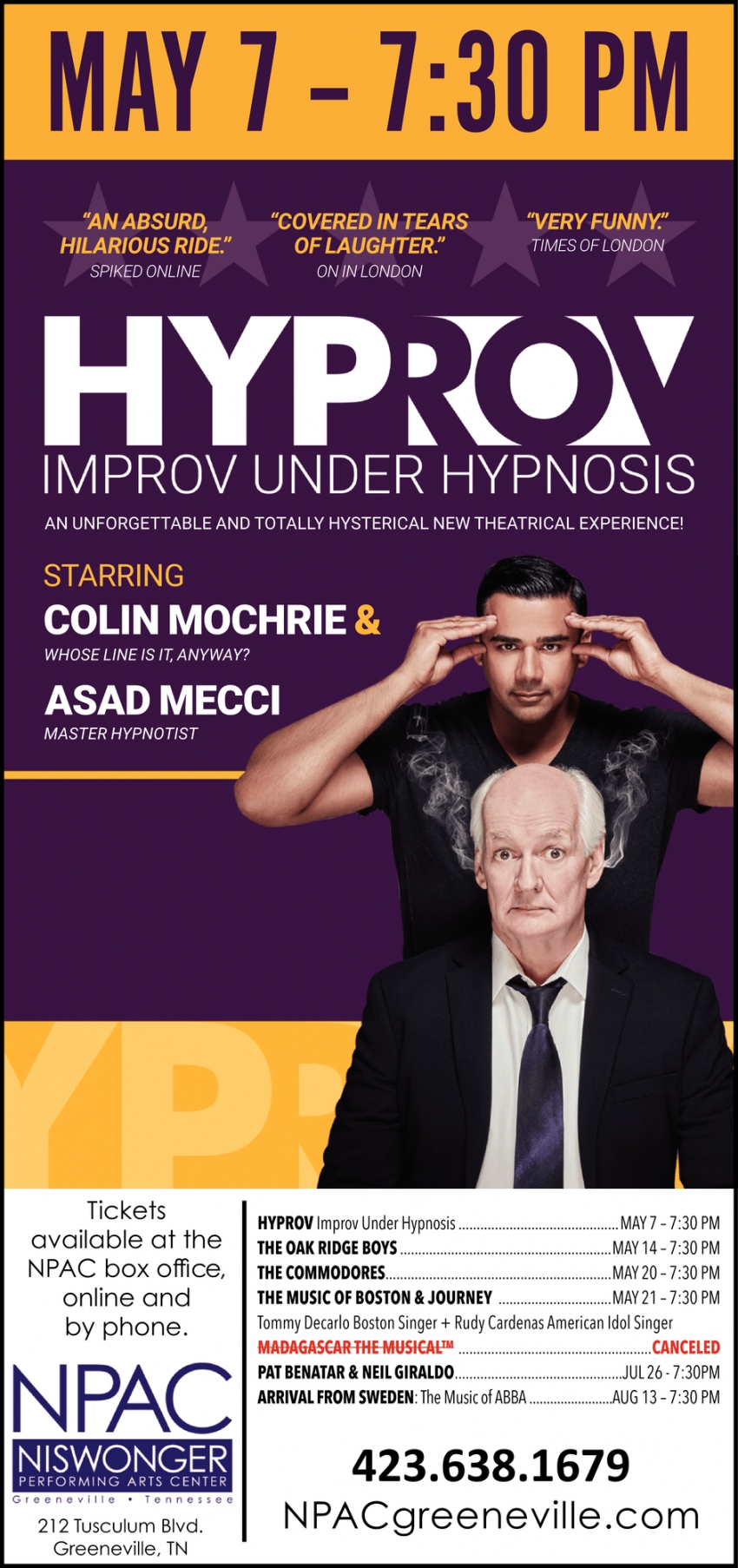 Hyprov Improv Under Hypnosis