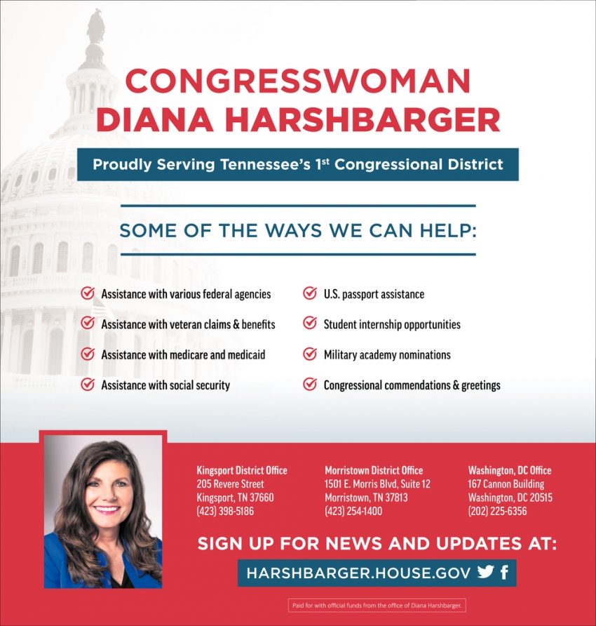 Congresswoman Diana Harsbarger