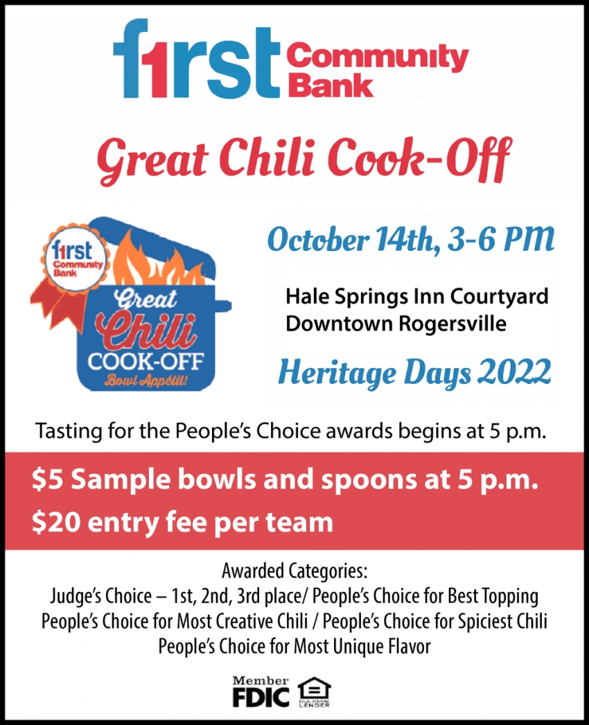 Great Chili Cook Off