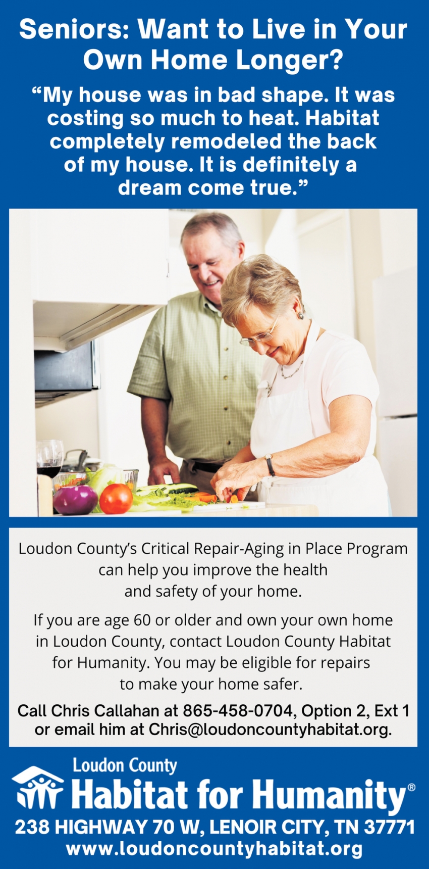 Seniors: Want To Live In Your Own Home Longer?