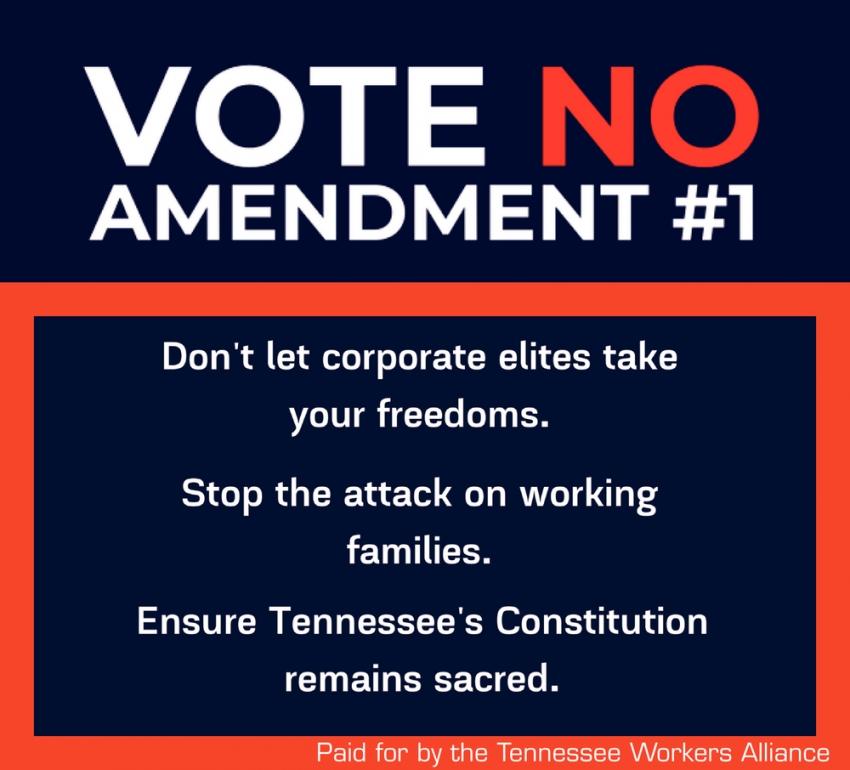 Vote NO Amendment #1