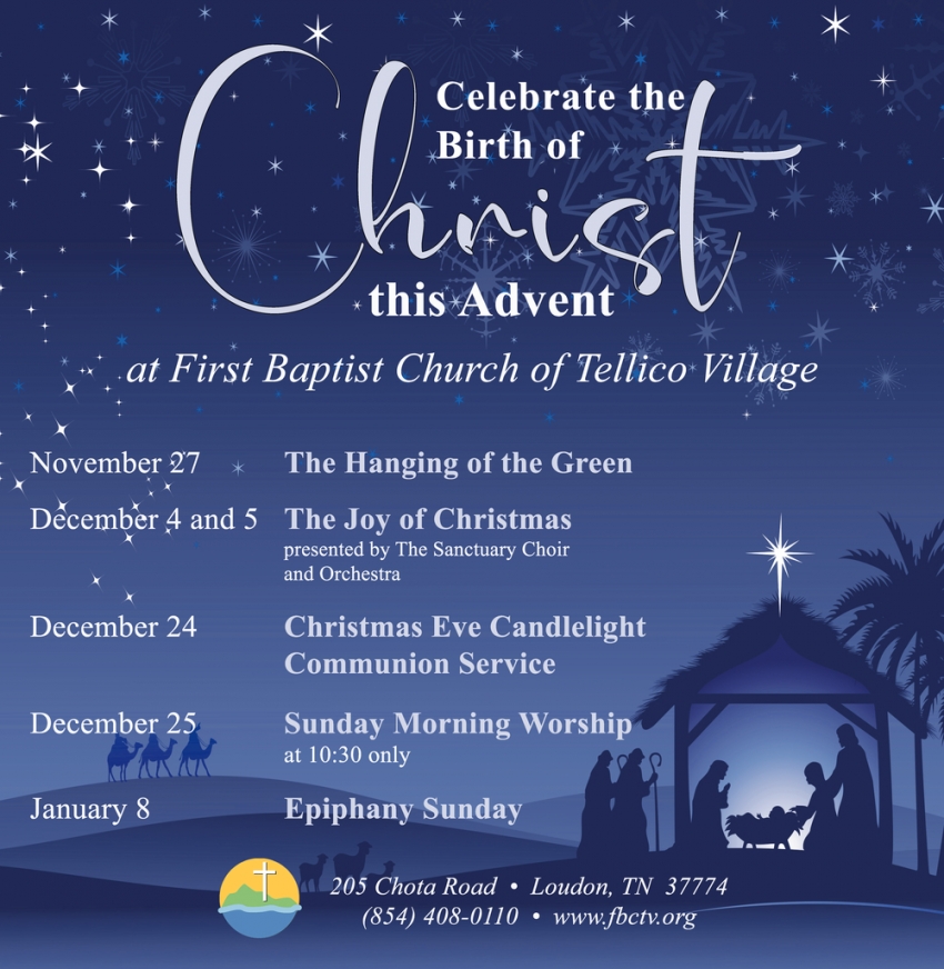 Celebrate the Birth of Christ this Advent
