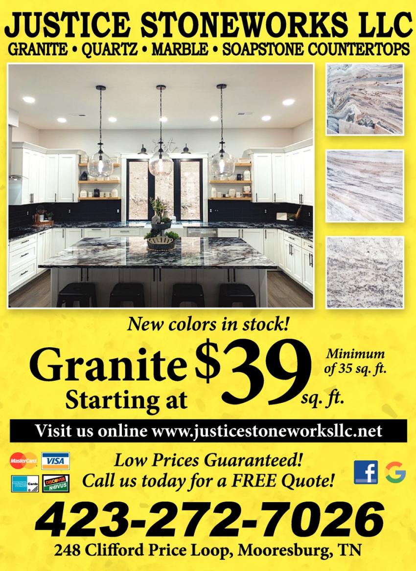Granite Starting at $39