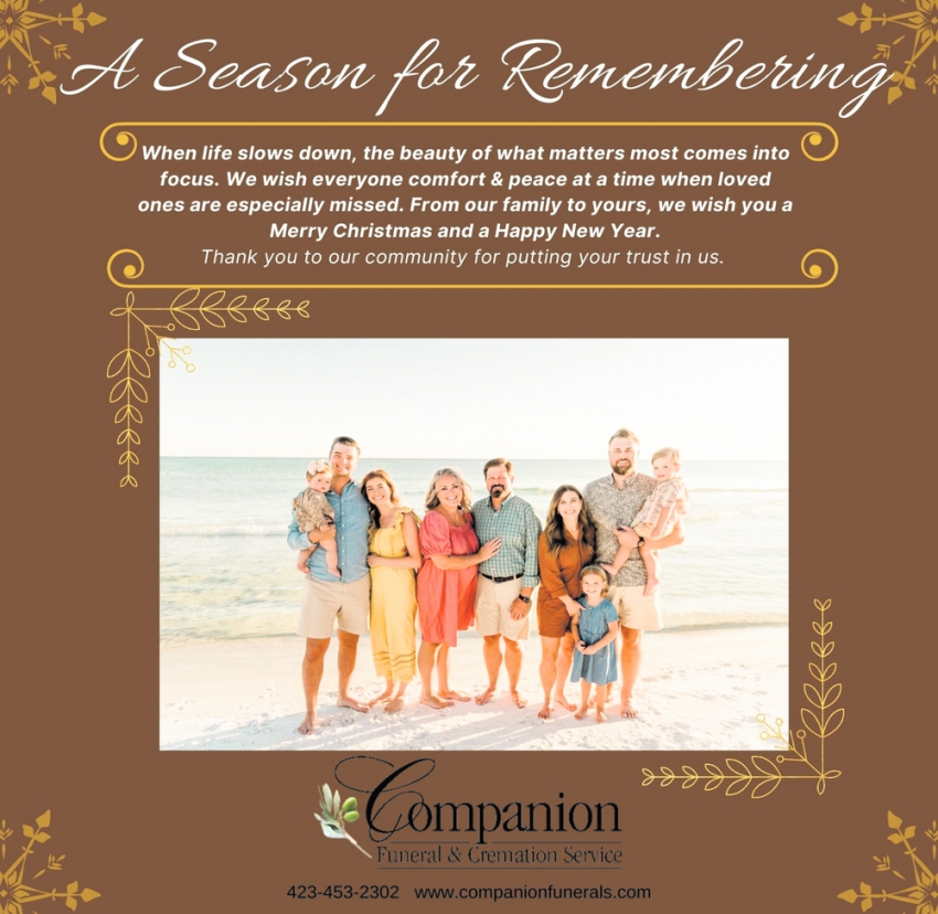 A Season for Remembering