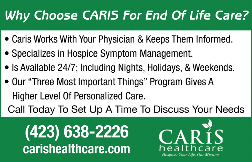 Caris Works with Your Physician & Keeps Them Informed