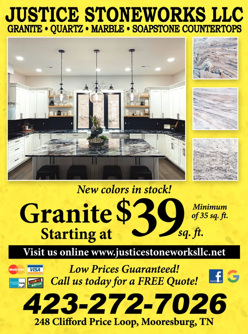 Granite Starting at $39