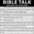 Bible Talk