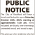 Public Notice
