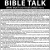 Bible Talk