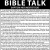 Bible Talk