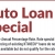 New Auto Loan Rate Special