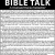 Bible Talk