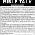 Bible Talk
