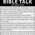 Bible Talk