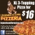 XL 3-Topping Pizza