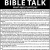 Bible Talk