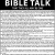 Bible Talk