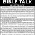 Bible Talk