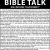 Bible Talk