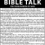 Bible Talk