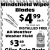 Windshield Wiper Blades