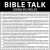 Bible Talk