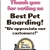 Best Pet Boarding!