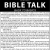 Bible Talk