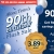 90th Birthday Flash Sale