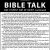 Bible Talk
